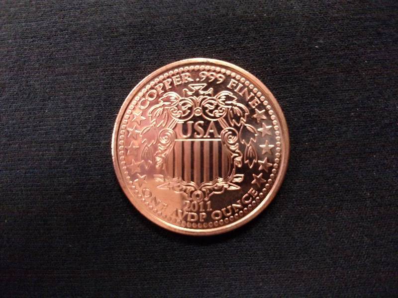 lot 83 image: Liberty Indian Head 1 Ounce .999 Co...