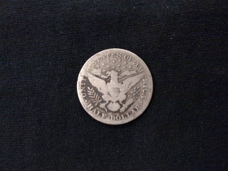 lot 90 image: 1902 Barber Silver Half Dollar...