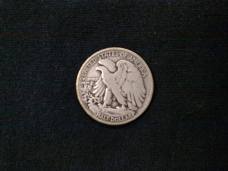 lot 99 image: 1935 S Walking Liberty Silver Half ...