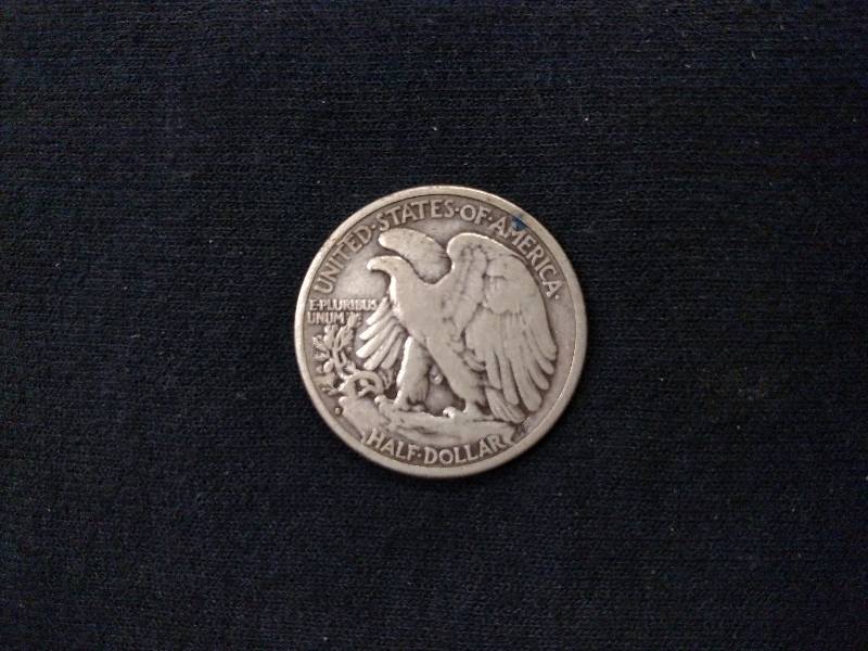 lot 101 image: 1936 S Walking Liberty Silver Half ...