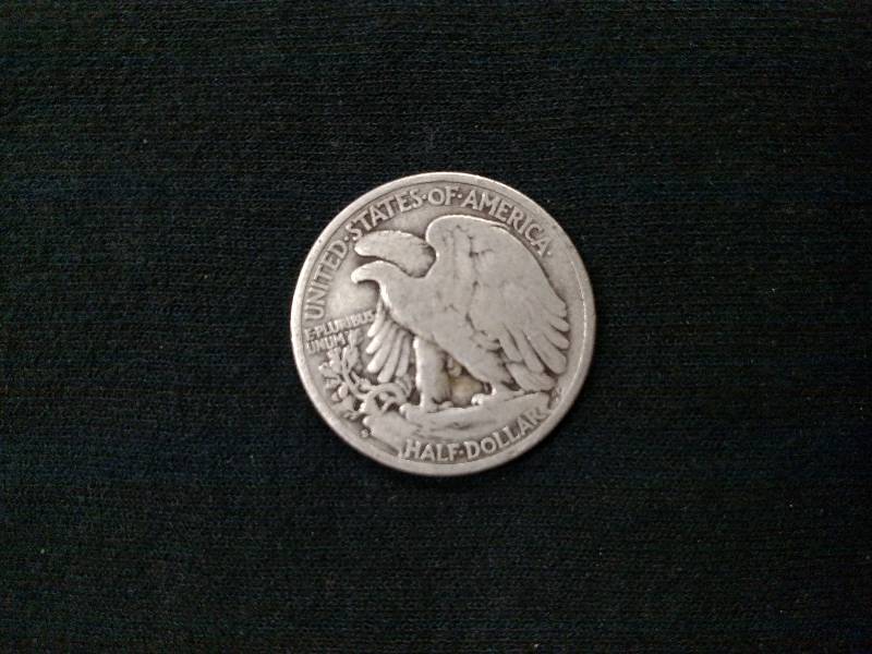 lot 112 image: 1942 S Walking Liberty Silver Half ...