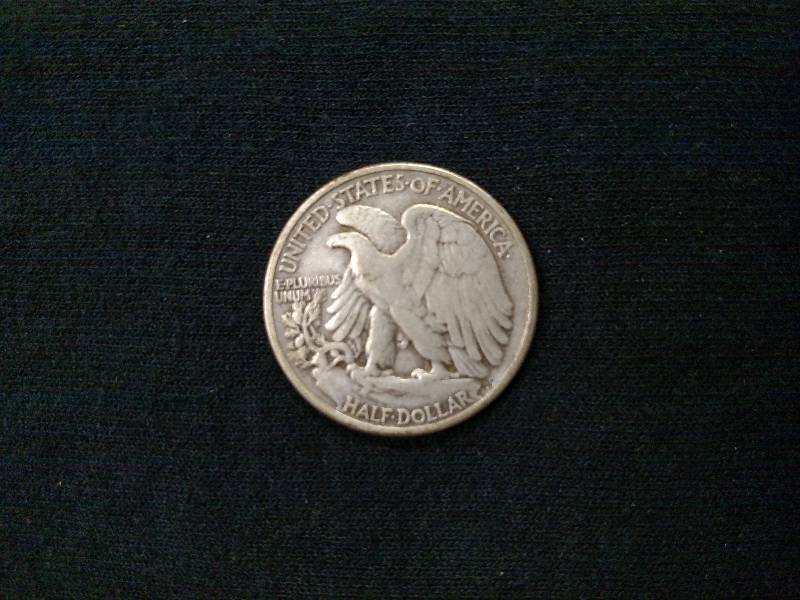 lot 118 image: 1945 Walking Liberty Silver Half Do...
