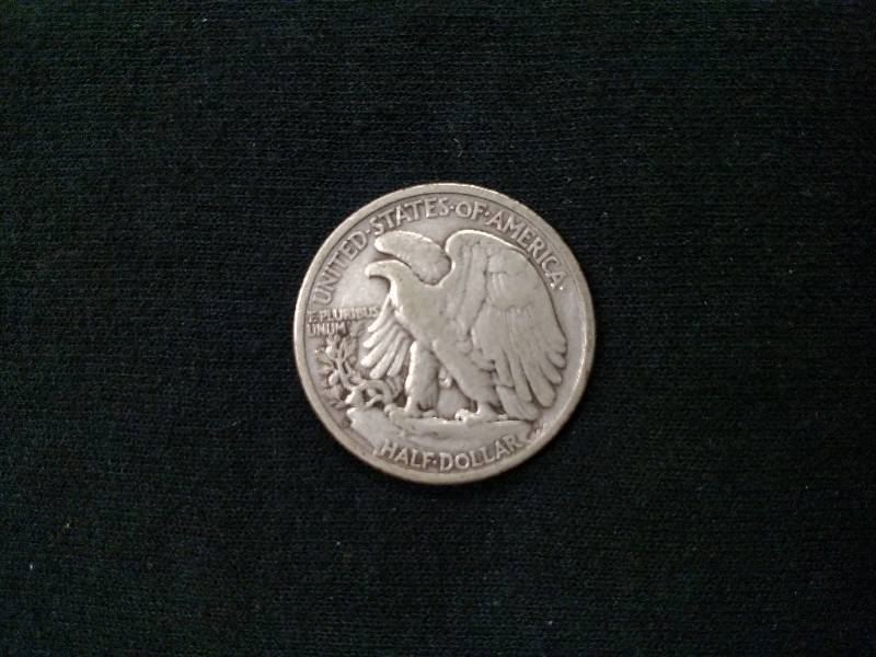 lot 120 image: 1945 S Walking Liberty Silver Half ...