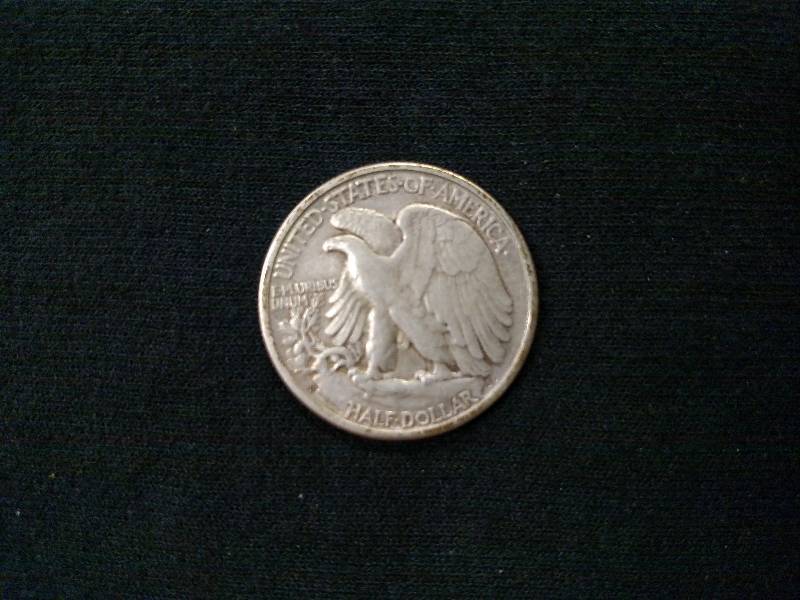 lot 122 image: 1946 D Walking Liberty Silver Half ...
