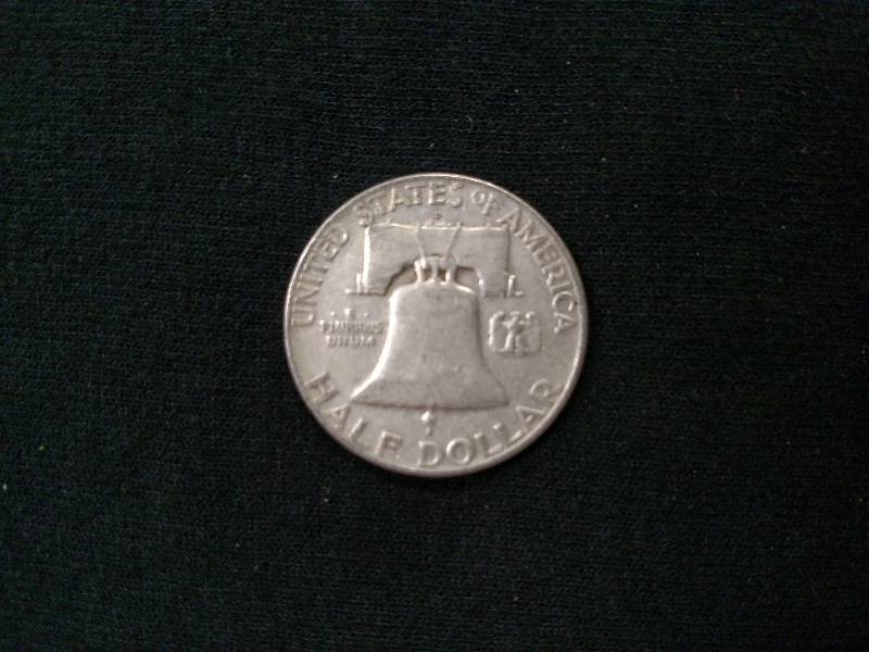 lot 126 image: 1954 D Franklin Silver Half Dollar...