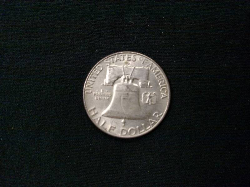 lot 127 image: 1960 D Franklin Silver Half Dollar...