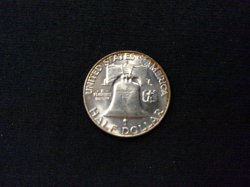 lot 130 image: 1963 D Franklin Silver Half Dollar...
