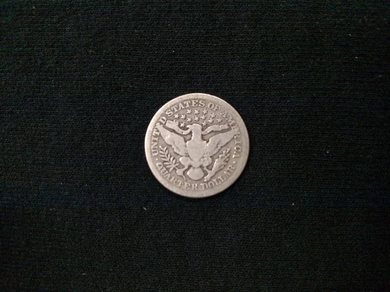 lot 135 image: 1906 D Barber Silver Quarter...