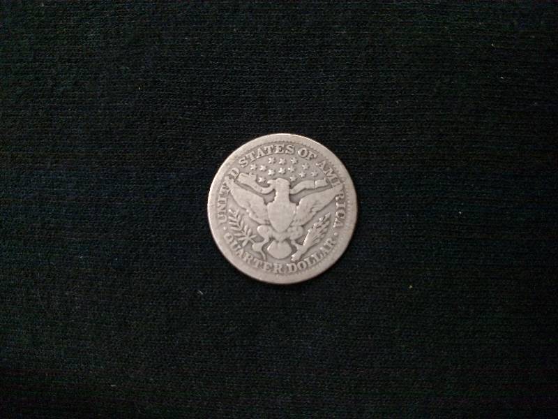 lot 136 image: 1914 Barber Silver Quarter...
