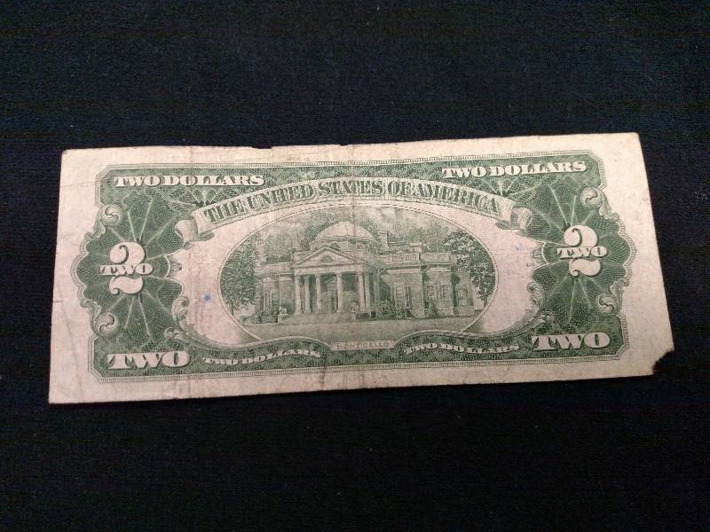 lot 166 image: 1953 Two Dollar Red Seal Note...