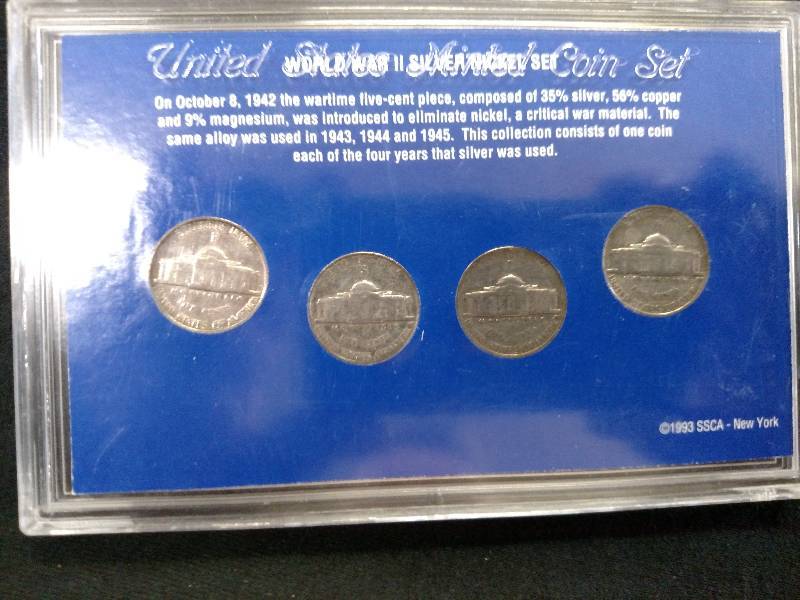 lot 194 image: World War II Silver Nickel Set, 194...