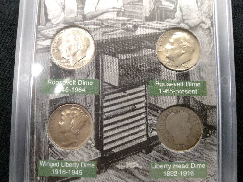 lot 199 image: American Dimes of The 20th Century,...