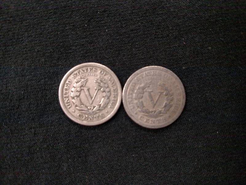 lot 146 image: (2) 1912 V Nickels...