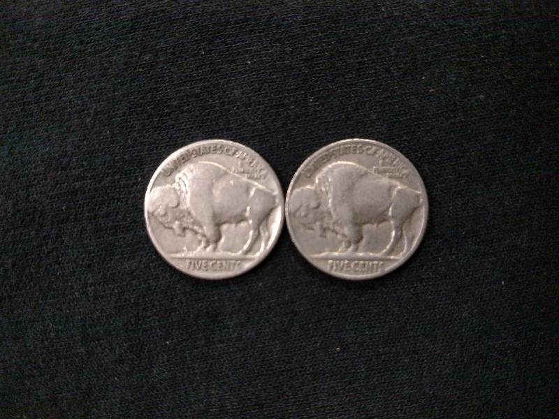 lot 147 image: 1915 & 1936 Buffalo Nickels...