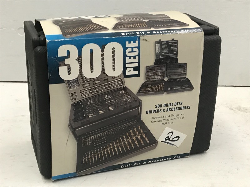 lot 20 image: UGT 300-Piece Drill Bit & Driver Se...