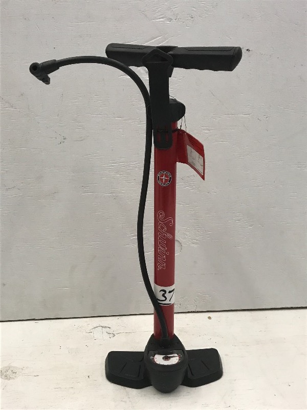 lot 37 image: Schwinn Floor-Pump Tire Inflator ...
