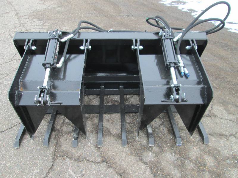 Brand New 5 Skid Steer Double Grapple - Bucket