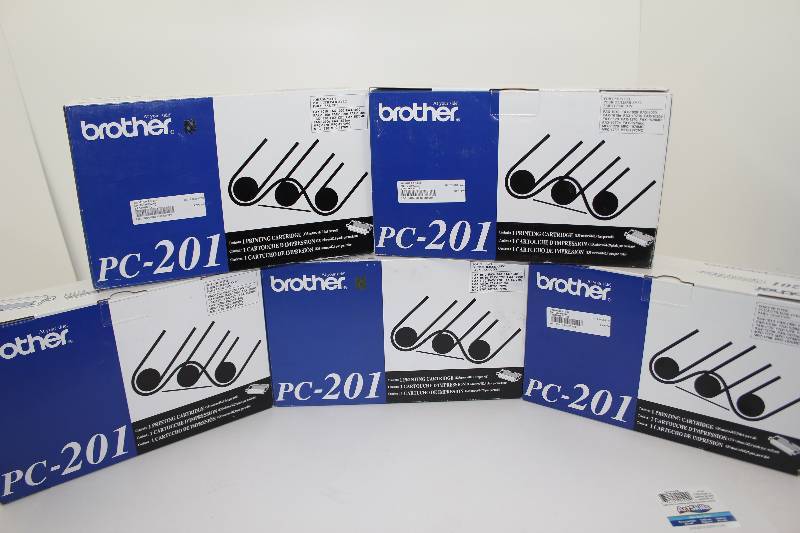 lot 17 image: Lot of 5 Brother PC-201 Toner