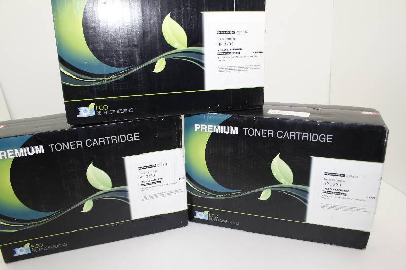 lot 18 image: lot of 3 Ink Toner for the HP 3700