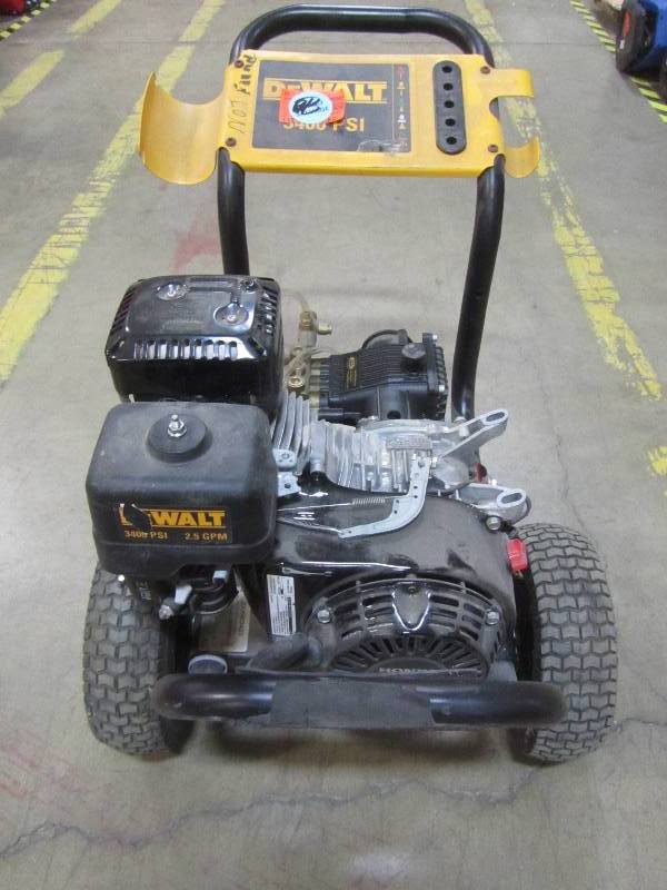 lot 11 image: DEWALT Honda GX200 3,400 PSI 2.5 GPM Gas Pressure Washer