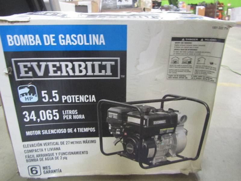 lot 19 image: Everbilt 5.5 HP Gas-Powered Utility Pump