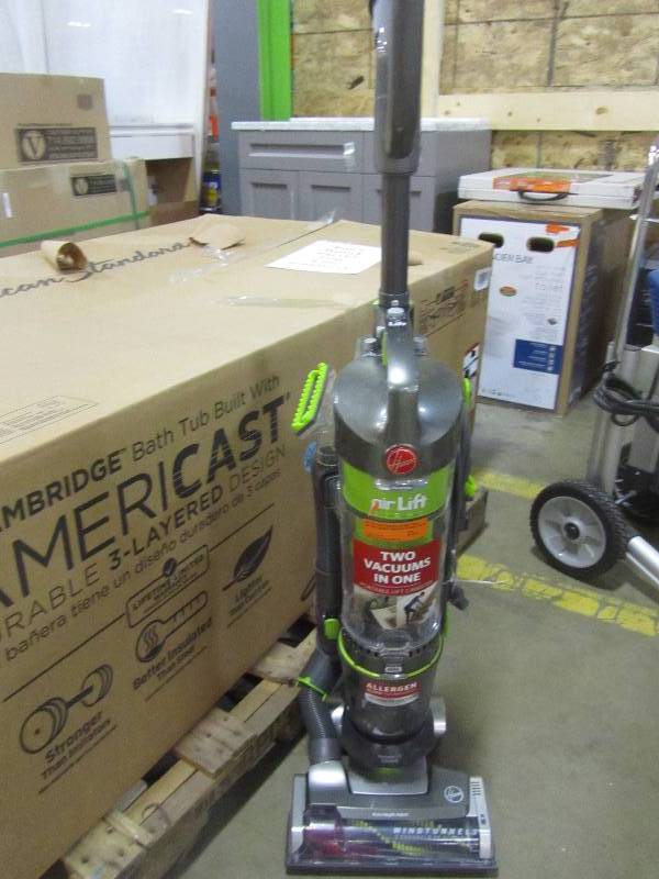 lot 60 image: Hoover Air Lift Light Bagless Upright Vacuum and Canister Vacuum Cleaner Combo