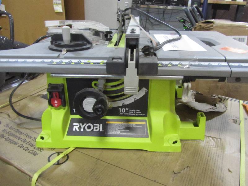 lot 73 image: Ryobi 10 in. Table Saw