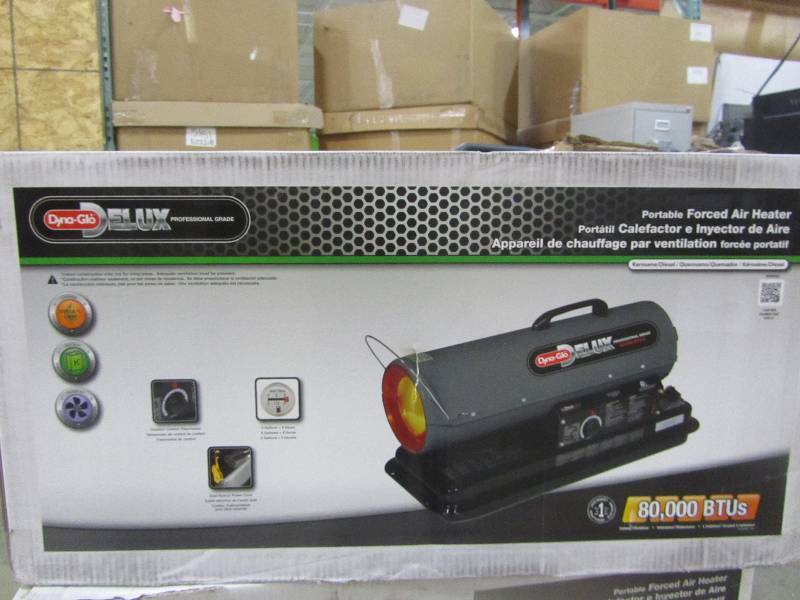 lot 76 image: Dyna-Glo Delux 80K BTU Multi-Fuel Portable Heater