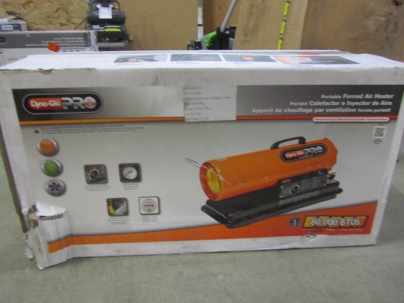 lot 77 image: Dyna-Glo Pro 80K BTU Forced Air Kerosene Portable Heater