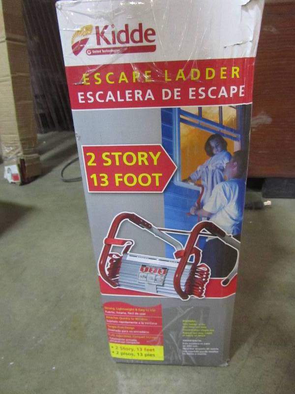lot 90 image: Kidde 13 ft. L 2-Story Fire Escape Ladder