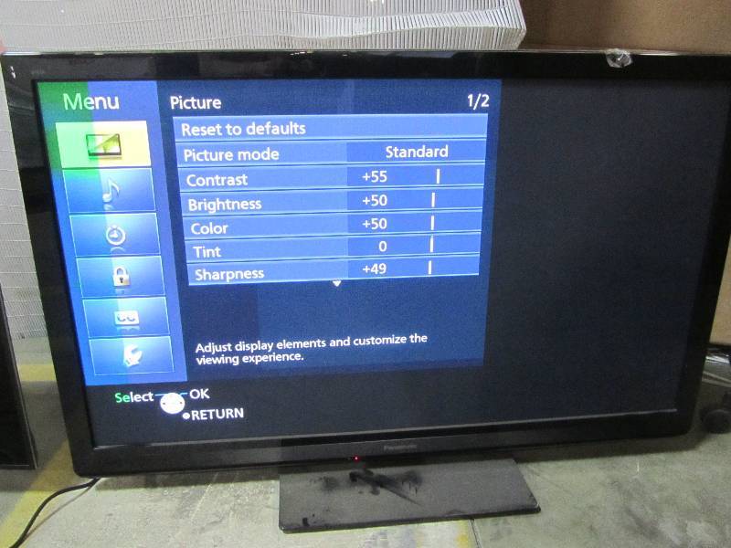 lot 94 image: Panasonic VIERA TC-P50S30 50-Inch 1080p Plasma HDTV