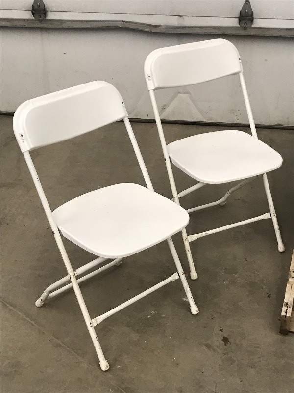 Lot Of (20) Steel-Framed Folding Ba...