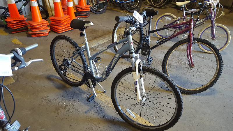 lot 404 image: Schwinn    Bike with Blue 15in. Frame, 22in. Wheel