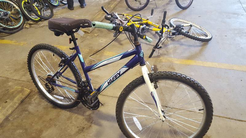 lot 440 image: Huffy 26 Granite 15-Speed Mountain Bike with Blue  Teal 16in. Frame, 22in. Wheel