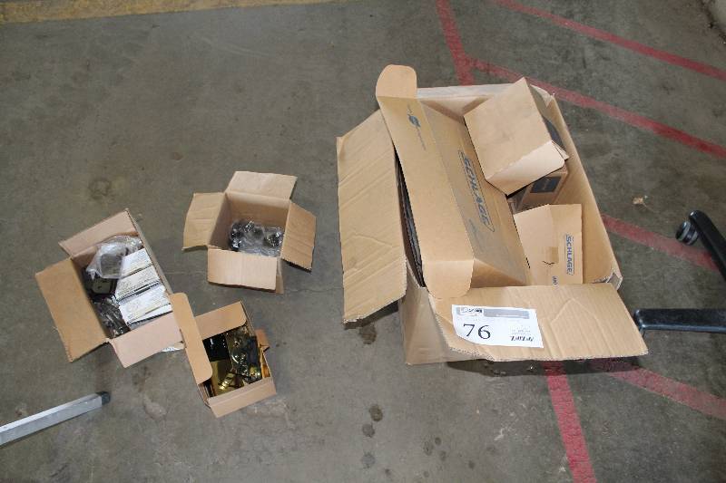 lot 76 image: QuikSet Door Lock Sets, Door Handles, Door Hinges, Hardware