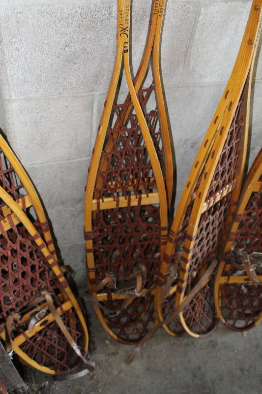 lot 70 image: SnoCraft Wood Snow Shoes