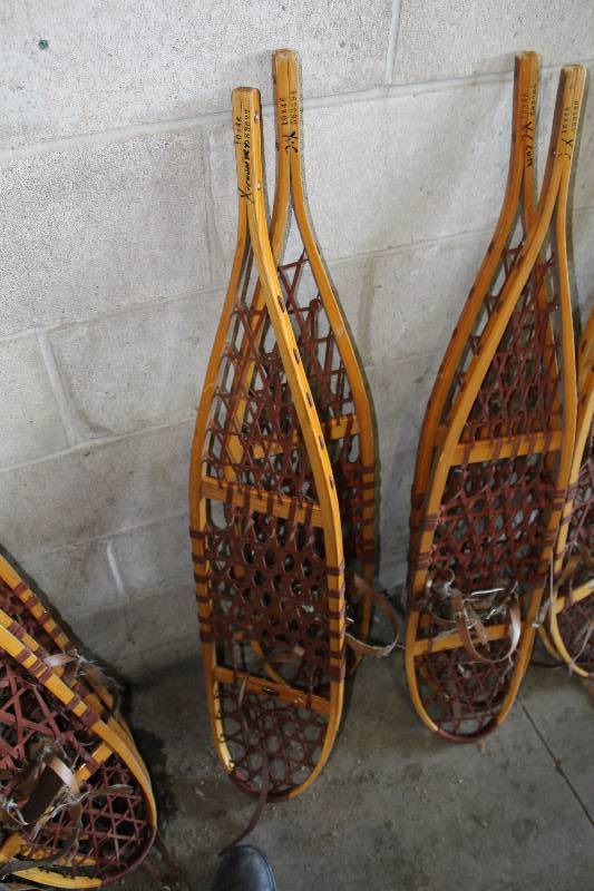 lot 71 image: SnoCraft Wood Snow Shoes