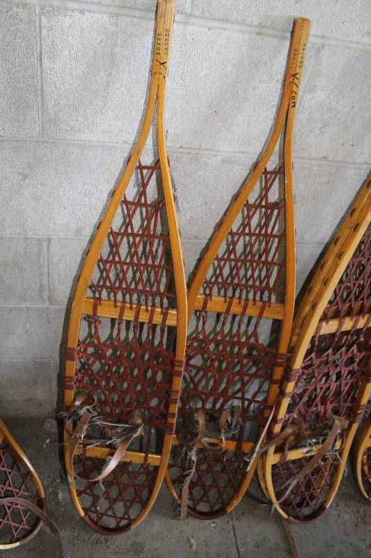 lot 72 image: SnoCraft Wood Snow Shoes
