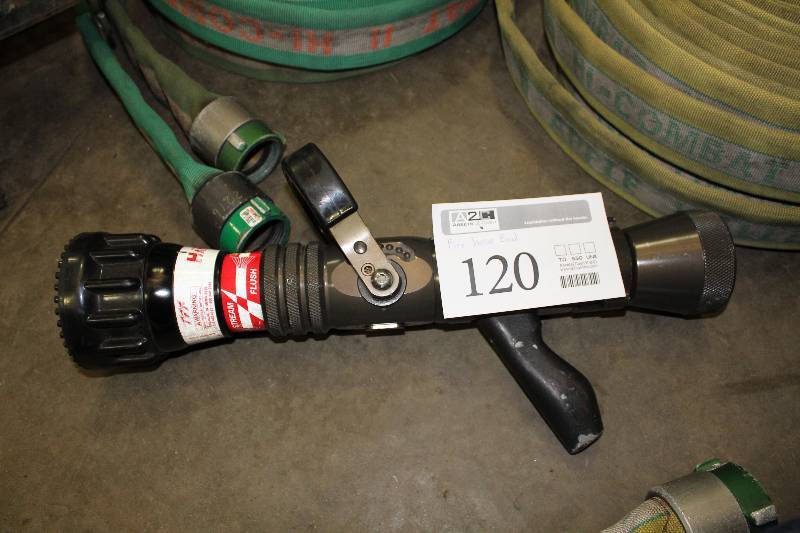 lot 120 image: Hand Line Fire Hose Nozzle