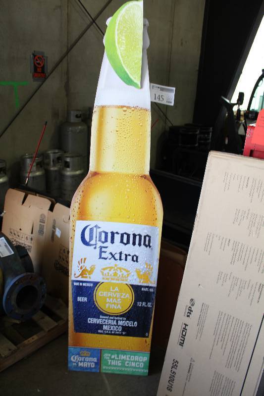 lot 145 image: Corona Beer Carboard Cutout Dcor