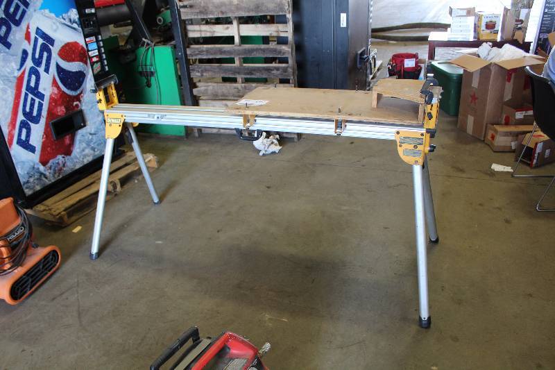 lot 50 image: DeWalt Heavy Duty Miter Saw Stand