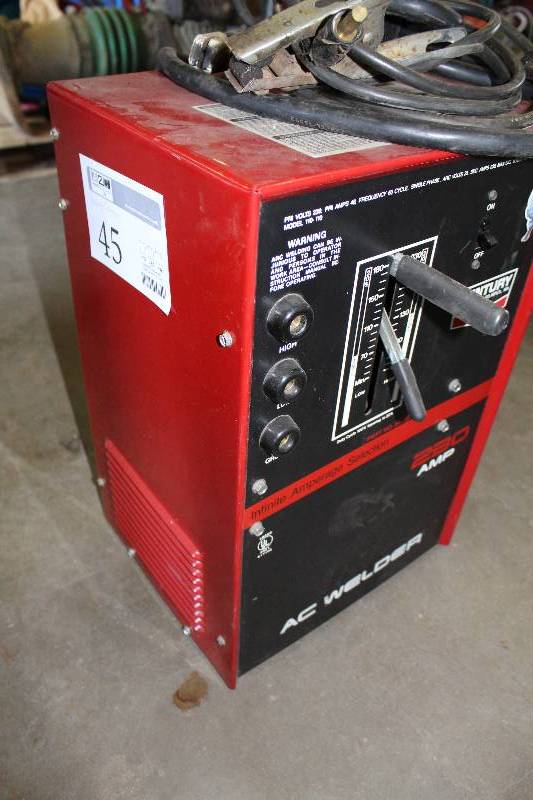 lot 45 image: Century 230A AC Welder