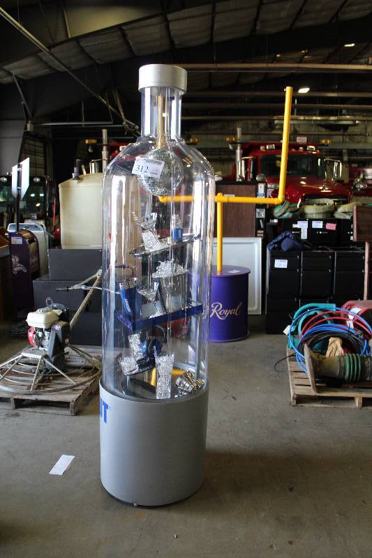 lot 312 image: Absolut Vodka Bottle Dcor