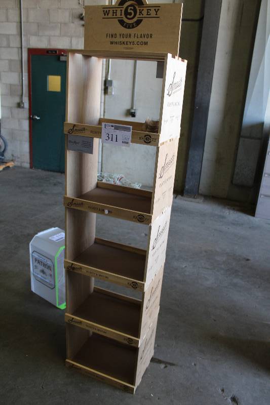 lot 311 image: Whiskey 5 Liquor 5-Tier Display Stand