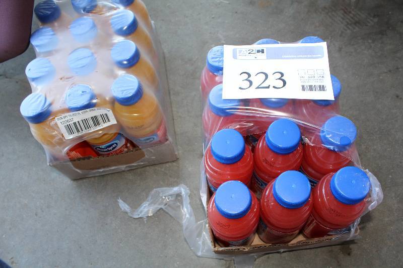 lot 323 image: Lot of (24) Ocean Spray 16.9oz. Orange Juice, Grapefruit Juice