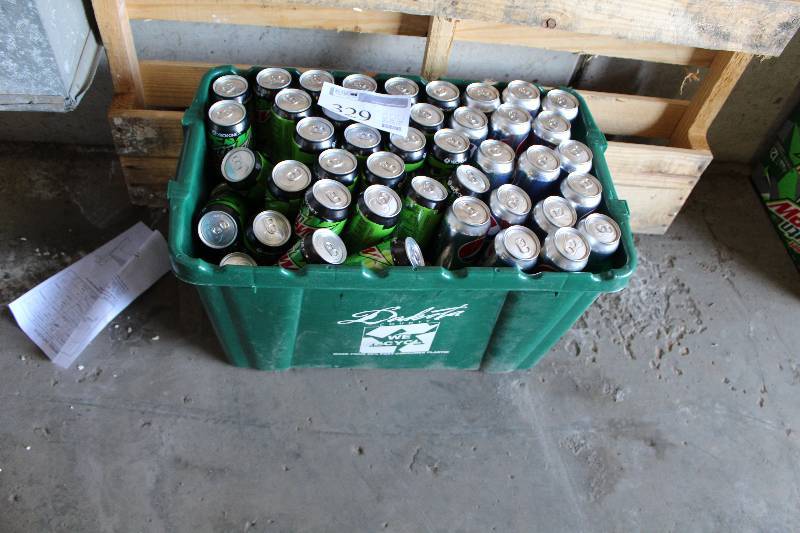 lot 329 image: 12oz. Cans Pepsi, Mt. Dew