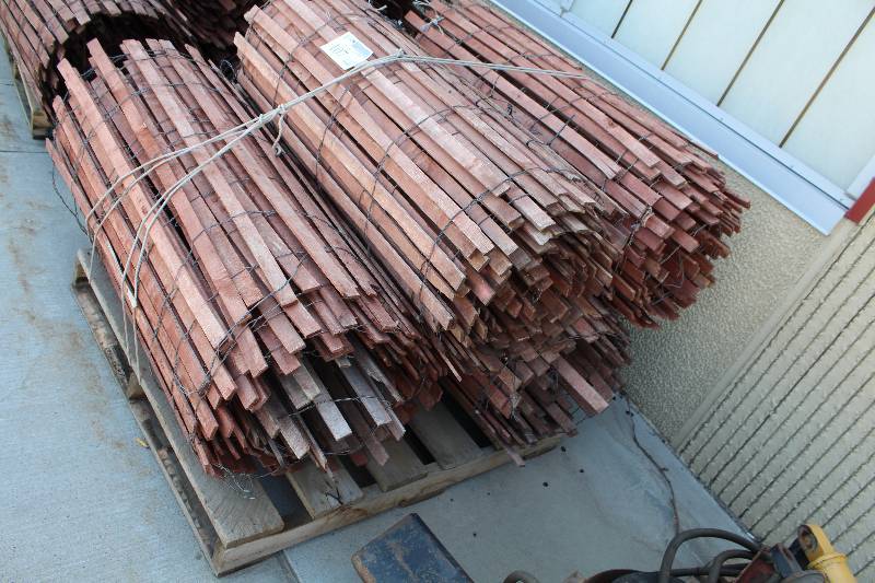 lot 107 image: Lot of (4) Rolls of Snow Fence