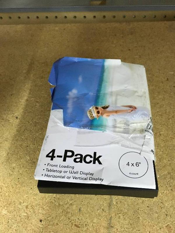 lot 305 image: 4 PACK PICTURE FRAMES