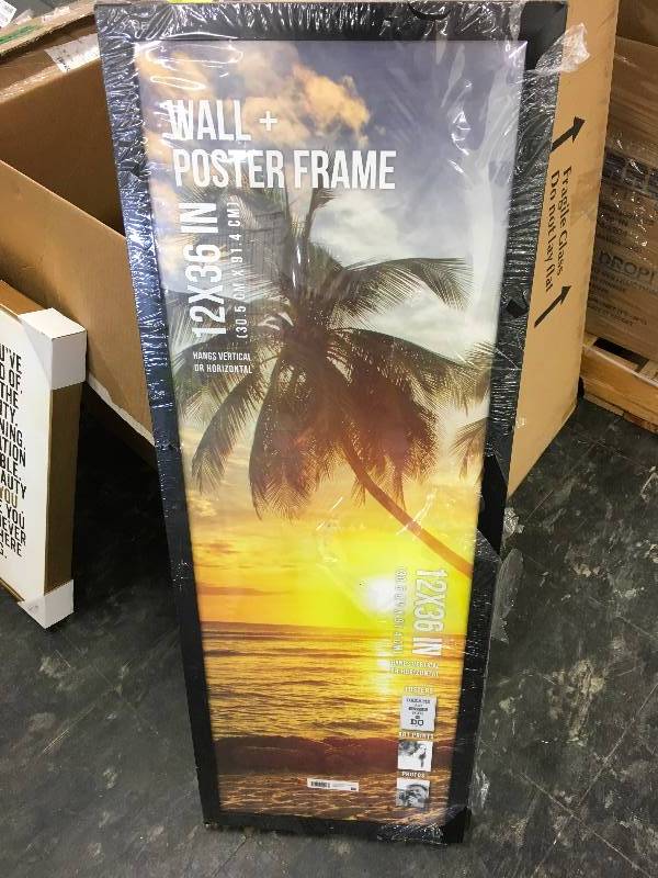 lot 308 image: 12 X 36 POSTER FRAME
