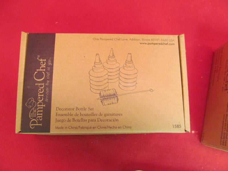 Pampered Chef Decorator Tubes Bacon Maker Jax Of Benson Sale